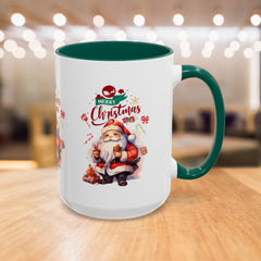 Festive Christmas Mugs, Santa Coffee Cups,