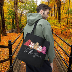 Holiday Tote Bag, Festival Shopping Bag,