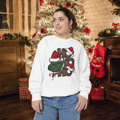 Festive Ho Ho Ho Sweatshirt, Holiday Winter Fashion,