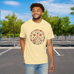 Flower Power Peace T-Shirt, Unisex Boho Tee,