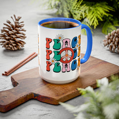 Colorful Peace Sign Mugs