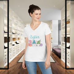 Easter Gnomes V-Neck Tee