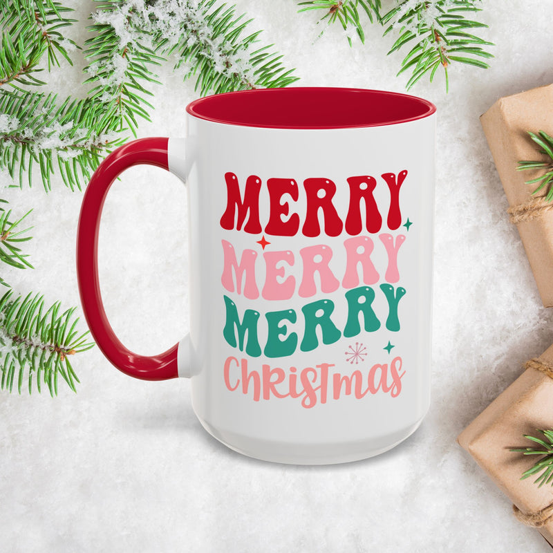 Merry Merry Merry Design, Holiday Mug