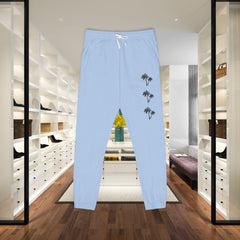 Cozy Botanical Fleece Sweatpants - Unisex Lounge Pants,