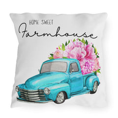 Home Sweet Farmhouse Outdoor Pillow