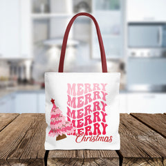 Holiday Tote Bag Merry Christmas