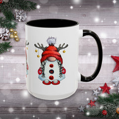 Cute Reindeer Gnome Christmas Mug