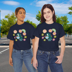 Earth Day Cute Floral Graphic Tee — "Earth Day" Cute Planet & Flowers T-Shirt