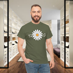 Daisy Graphic Tee — Minimal White Daisy Floral T‑Shirt