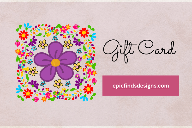 Epic Finds & Designs Retro Gift Card