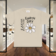 Earth Day Daisy T-Shirt — "Happy Earth Day" Graphic Tee