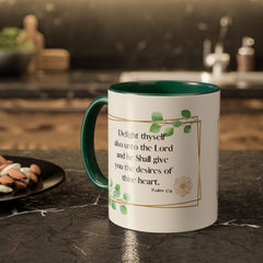 Psalm 37:4 Mug Christian Coffee Cup
