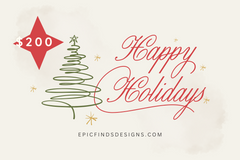 Happy Holidays Gift Card