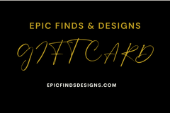 Epic Finds & Designs Gold Gift Card
