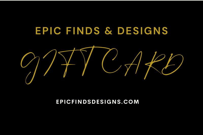 Epic Finds & Designs Gold Gift Card