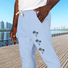 Cozy Botanical Fleece Sweatpants - Unisex Lounge Pants,