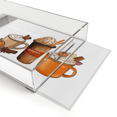 Fall-Themed Acrylic Serving Tray,