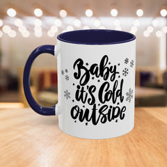 Winter-Themed Accent Coffee Mug