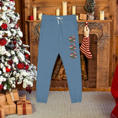 Holiday Ho Ho Ho Fleece Sweatpants - Unisex Lounge Pants,