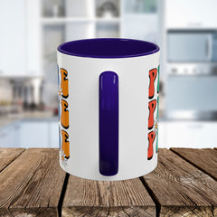 Colorful Peace Sign Mugs