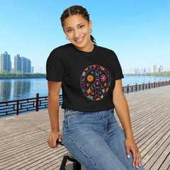 Flower Power Peace T-Shirt, Unisex Boho Tee,