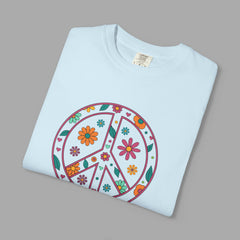 Flower Power Peace T-Shirt, Unisex Boho Tee,