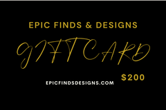 Epic Finds & Designs Gold Gift Card