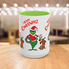 Festive Christmas Mug, Christmas Decoration,