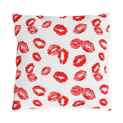 Lip Print Pillows, Valentine's Gift, Kiss Themed Pillows