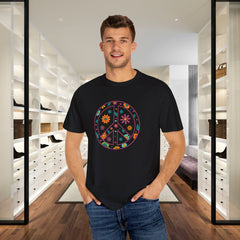 Flower Power Peace T-Shirt, Unisex Boho Tee,
