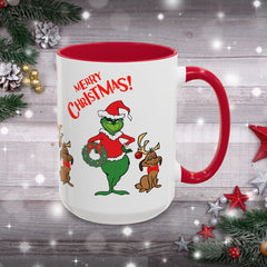 Festive Christmas Mug, Christmas Decoration,