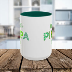 Pippa Floral Name Mug — Personalized Colorful Coffee Cup (11oz & 15oz)