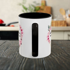 Joshua 24:15 Floral Faith Mug — "As for Me and My House, We Will Serve the Lord" (11oz/15oz)
