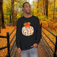 Pumpkin Floral Long Sleeve T-Shirt,