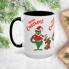 Festive Christmas Mug, Christmas Decoration,