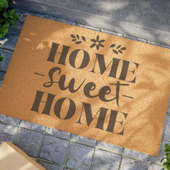 Home Sweet Home Doormat, Rustic Entryway Mat,