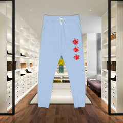 Red Hearts Printed Fleece Sweatpants - Unisex Lounge Pants,