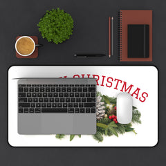 Christmas Desk Mat, Holiday Office Decor,