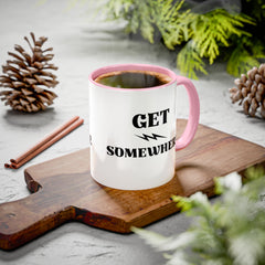 Get Somewhere Lightning Mug — Motivational Coffee Cup (11oz & 15oz)