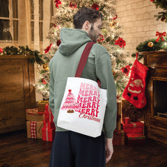 Holiday Tote Bag Merry Christmas