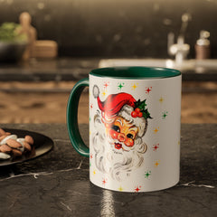 Festive Santa Mug, Christmas Gift, Santa Claus Design