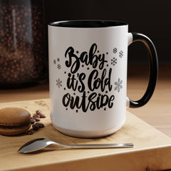 Winter-Themed Accent Coffee Mug