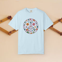 Flower Power Peace T-Shirt, Unisex Boho Tee,