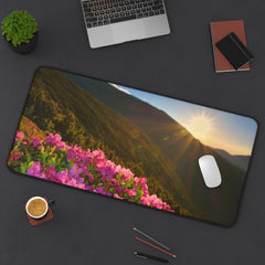 Scenic Mountain Sunrise Desk Mat