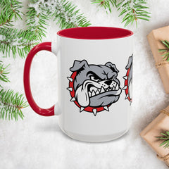 Colorful Bulldog Mugs for Dog Lovers, Unique Gift for Pet Owners,