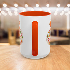 Pumpkin Floral Thanksgiving Mug