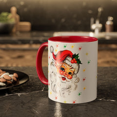 Festive Santa Mug, Christmas Gift, Santa Claus Design