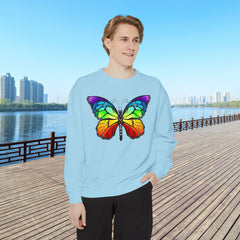 Rainbow Butterfly Unisex Sweatshirt