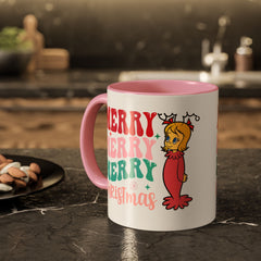 Merry Merry Merry and Bright Christmas Mugs