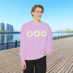 Daisy Unisex Garment-Dyed Sweatshirt -